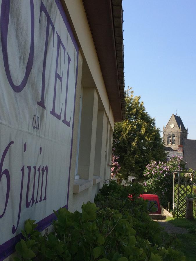 Hotel Du 6 Juin Sainte-Mère-Église エクステリア 写真